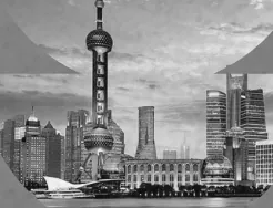 Skyline de Shanghai, com a Oriental Pearl Tower