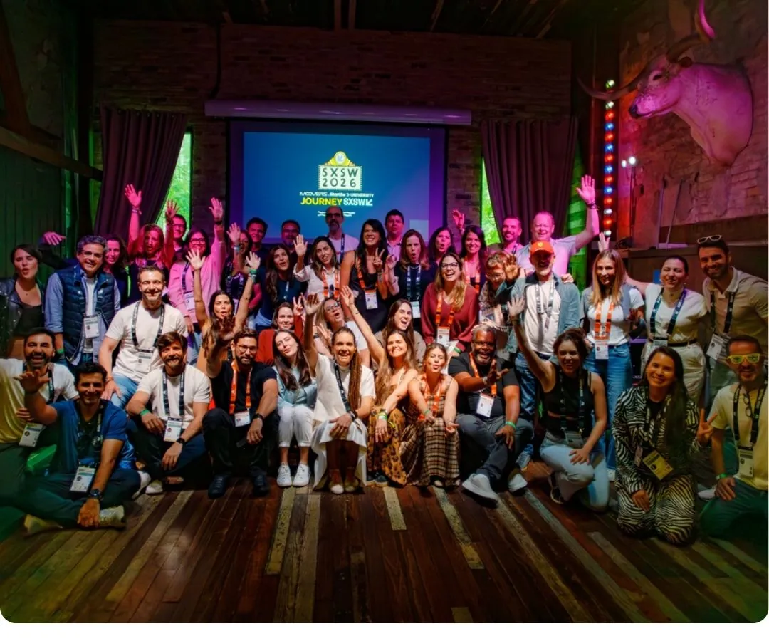 Participantes de uma jornada Moovers